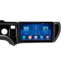 Штатная магнитола Lesko для Toyota Aqua I 2011-2014 экран 9" 6/128Gb 4G Wi-Fi GPS Top