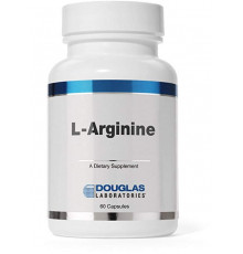 Аргинин, L-Arginine, Douglas Laboratories, универсальная аминокислота, 500 мг, 60 капсул