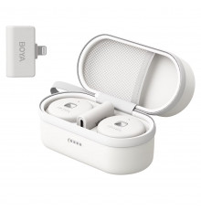 Мікрофон петличний бездротовий BOYA Omic-D (Lightning) white