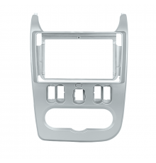 Переходная рамка Renault Dacia Logan 2009-2013 Sandero 2007-2011 Nissan NP200 2009+ Dacia Duster 2010-2013 (RE 021N) 7179 9" Silver