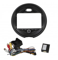 Штатный комплект переходная рамка BMW Mini 2014-2020 + адаптер питания (1234-317) 9"