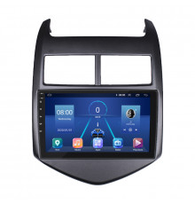 Штатная магнитола Lesko для Chevrolet Sonic I 2011-2016 экран 9" 4/32Gb 4G Wi-Fi GPS Top