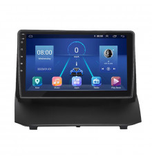 Штатная магнитола Lesko для Ford Fiesta Mk6 Рестайлинг 2012-2019 экран 9" 4/32Gb 4G Wi-Fi GPS Top