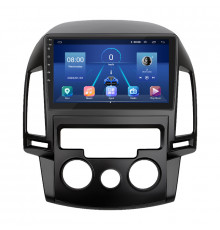 Штатная магнитола Lesko для Hyundai i30 I 2007-2010 экран 9" 4/32Gb 4G Wi-Fi GPS Top