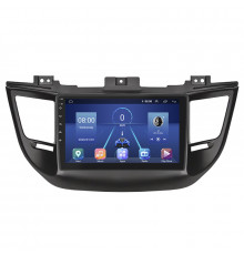Штатная магнитола Lesko для Hyundai Tucson III 2015-2018 экран 9" 4/32Gb 4G Wi-Fi GPS Top