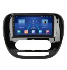 Штатная магнитола Lesko для Kia Soul II Рестайлинг 2016-2019 экран 9" 4/32Gb 4G Wi-Fi GPS Top