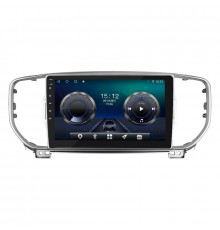 Штатная магнитола Lesko для Kia Sportage IV Рестайлинг 2018-н.в. экран 9" 4/32Gb 4G Wi-Fi GPS Top
