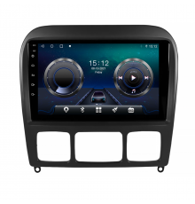 Штатная магнитола Lesko для Mercedes-Benz S-Класс IV (W220) 1998-2005 экран 9" 4/32Gb 4G Wi-Fi GPS Top