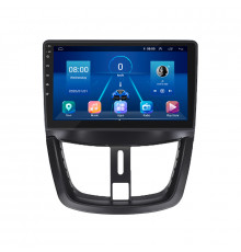 Штатная магнитола Lesko для Peugeot 207 I 2006-2009 экран 9" 4/32Gb 4G Wi-Fi GPS Top