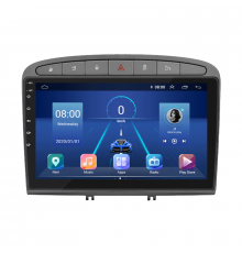 Штатная магнитола Lesko для Peugeot RCZ I 2010-2012 экран 9" 4/32Gb 4G Wi-Fi GPS Top