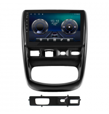 Штатная магнитола Lesko для Renault Duster I 2010-2015 экран 9" 4/32Gb 4G Wi-Fi GPS Top