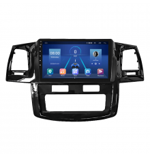 Штатная магнитола Lesko для Toyota Hilux VII Рестайлинг 2011-2015 экран 9" 4/32Gb 4G Wi-Fi GPS Top