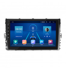 Штатная магнитола Lesko для Volkswagen Transporter T6 Рестайлинг 2019-н.в. экран 9" 4/32Gb 4G Wi-Fi GPS Top