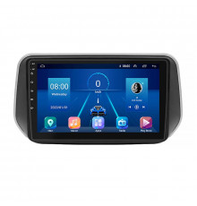 Штатная магнитола Lesko для Hyundai Santa Fe IV Рестайлинг 2020-н.в экран 10" 4/32Gb 4G Wi-Fi GPS Top