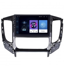 Штатная магнитола Lesko для Mitsubishi Pajero Sport III ver. 2 2015-2019 экран 9" 1/16Gb Wi-Fi GPS Base