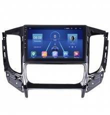 Штатная магнитола Lesko для Mitsubishi Pajero Sport III ver. 2 2015-2019 экран 9" 2/32Gb 4G Wi-Fi GPS Top