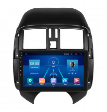 Штатная магнитола Lesko для Nissan Latio I (N17) 2012-2014 экран 9" 4/32Gb 4G Wi-Fi GPS Top
