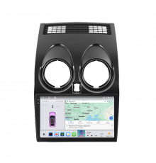 Штатная магнитола Lesko для Nissan Qashqai I Рестайлинг 2010-2013 экран 9" 4/64 QLED CarPlay 4G Wi-Fi GPS 360 Prime