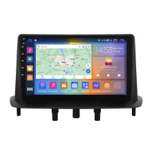 Штатная магнитола Lesko для Renault Megane III Рестайлинг 2012-2014 экран 9" 2/32Gb CarPlay 4G Wi-Fi GPS Prime