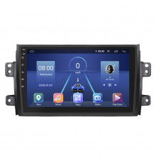 Штатная магнитола Lesko для Suzuki SX4 I (Classic) 2006-2009 экран 9" 2/32Gb 4G Wi-Fi GPS Top