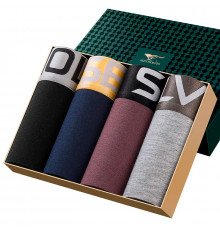 Набор из 4 шт трусов мужских боксеров Septwolves 7002 6XL