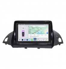 Штатная магнитола Lesko для Ford C-MAX II Рестайлинг 2015-2019 экран 9" 4/64 QLED CarPlay 4G Wi-Fi GPS 360 Prime