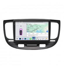 Штатная магнитола Lesko для Kia Rio II Рестайлинг 2009-2011 экран 9" 4/64 QLED CarPlay 4G Wi-Fi GPS 360 Prime