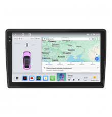Штатная магнитола Lesko для Opel Agila A Рестайлинг 2004-2007 экран 9" 4/64 QLED CarPlay 4G Wi-Fi GPS 360 Prime