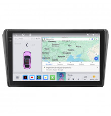 Штатная магнитола Lesko для Toyota Avensis II Рестайлинг 2006-2009 экран 9" 4/64 QLED CarPlay 4G Wi-Fi GPS 360 Prime