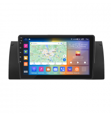 Штатная магнитола Lesko для BMW X5 I (E53) Рестайлинг 2003-2006 экран 9" 4/64Gb CarPlay 4G Wi-Fi GPS Prime