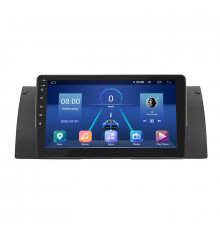 Штатная магнитола Lesko для BMW X5 I (E53) Рестайлинг 2003-2006 экран 9" 2/32Gb 4G Wi-Fi GPS Top