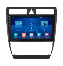 Штатная магнитола Lesko для Audi A6 allroad I (C5) 2000-2006 экран 9" 2/32Gb 4G Wi-Fi GPS Top