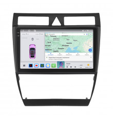 Штатная магнитола Lesko для Audi A6 II (C5) 1997-2001 экран 9" 4/64 QLED CarPlay 4G Wi-Fi GPS 360 Prime