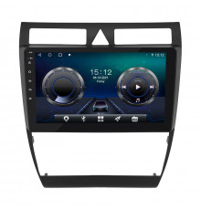 Штатная магнитола Lesko для Audi A6 II (C5) Рестайлинг 2001-2005 экран 9" 4/64Gb 4G Wi-Fi GPS Top