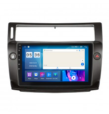 Штатная магнитола Lesko для Citroen C4 I Рестайлинг 2008-2011 экран 9" 2/32Gb CarPlay 4G Wi-Fi GPS Prime