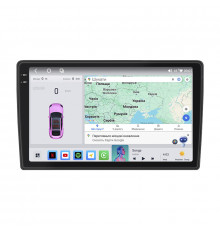 Штатная магнитола Lesko для Citroen C5 II 2008-2016 экран 10" 4/64 QLED CarPlay 4G Wi-Fi GPS 360 Prime