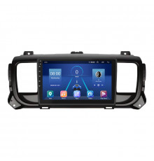 Штатная магнитола Lesko для Citroen Jumpy III 2016-н.в. экран 9" 2/32Gb 4G Wi-Fi GPS Top