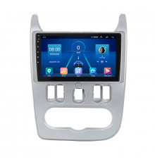 Штатная магнитола Lesko для Dacia Logan I ver 2 2008-2012 экран 9" 2/32Gb 4G Wi-Fi GPS Top