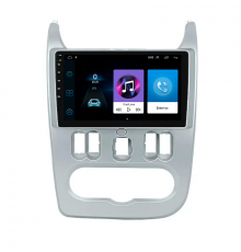 Штатная магнитола Lesko для Dacia Sandero I 2007-2012 экран 9" 1/16Gb Wi-Fi GPS Base
