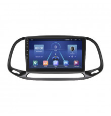 Штатная магнитола Lesko для Fiat Doblo II Рестайлинг 2015-н.в. экран 9" 2/32Gb 4G Wi-Fi GPS Top