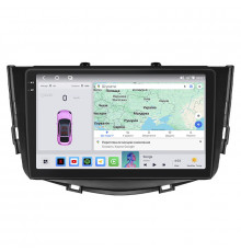 Штатная магнитола Lesko для Lifan X60 I 2011-2015 экран 9" 4/64 QLED CarPlay 4G Wi-Fi GPS 360 Prime
