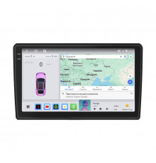 Штатная магнитола Lesko для Mitsubishi Airtrek  2001-2008 экран 10" 4/64 QLED CarPlay 4G Wi-Fi GPS 360 Prime