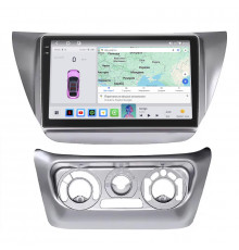 Штатная магнитола Lesko для Mitsubishi Lancer IX Рестайлинг 2005-2010 экран 9" 4/64 QLED CarPlay 4G Wi-Fi GPS 360 Prime