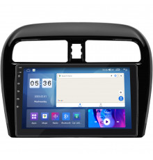 Штатная магнитола Lesko для Mitsubishi Mirage VI 2012-2015 экран 9" 2/32Gb CarPlay 4G Wi-Fi GPS Prime