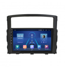 Штатная магнитола Lesko для Mitsubishi Montero IV 2006-н.в. экран 9" 6/128Gb 4G Wi-Fi GPS Top