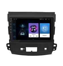 Штатная магнитола Lesko для Mitsubishi Outlander II 2005-2009 экран 9" 1/16Gb Wi-Fi GPS Base