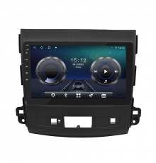 Штатная магнитола Lesko для Mitsubishi Outlander II 2005-2009 экран 9" 4/64Gb 4G Wi-Fi GPS Top