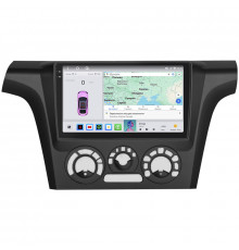 Штатная магнитола Lesko для Mitsubishi Outlander Left wheel 2003-2006 экран 9" 4/64 QLED CarPlay 4G Wi-Fi GPS 360 Prime