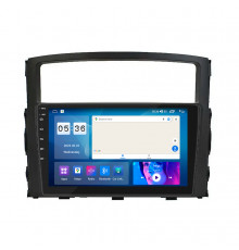 Штатная магнитола Lesko для Mitsubishi Pajero IV Рестайлинг 2 2014-н.в. экран 9" 4/64Gb CarPlay 4G Wi-Fi GPS Prime