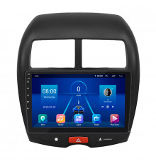 Штатная магнитола Lesko для Mitsubishi RVR III 2010-2012 экран 10" 4/64Gb 4G Wi-Fi GPS Top